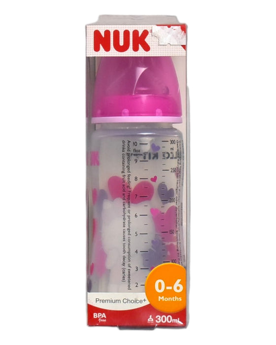 A Pink Utensils & Containers from Nuk in size 3-6M for girl. (Front View)