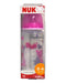 A Pink Utensils & Containers from Nuk in size 3-6M for girl. (Front View)