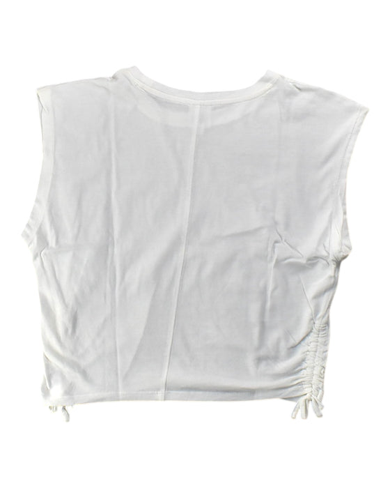 A White Sleeveless T Shirts from Seed in size 12Y for girl. (Back View)