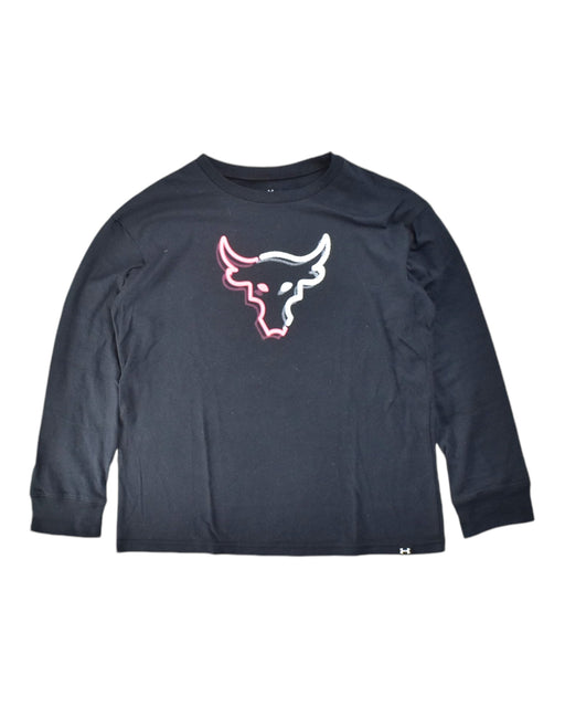 A Black Crewneck Sweatshirts from Under Protection in size 8Y for boy. (Front View)