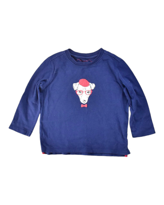 A Blue Long Sleeve Tops from Chateau de Sable in size 3T for boy. (Front View)