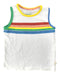 A White Sleeveless T Shirts from Little Bird in size 3T for boy. (Front View)