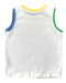 A White Sleeveless T Shirts from Little Bird in size 3T for boy. (Back View)