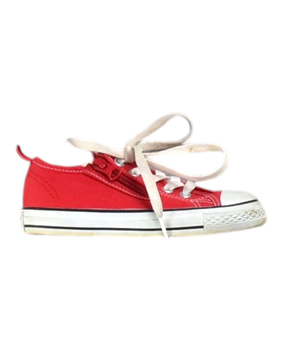 A Red Sneakers from Converse in size 5T for neutral. (Front View)