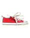 A Red Sneakers from Converse in size 5T for neutral. (Front View)