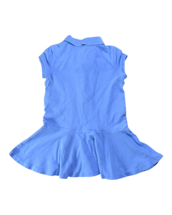 A Blue Sleeveless Dresses from Polo Ralph Lauren in size 3T for girl. (Front View)