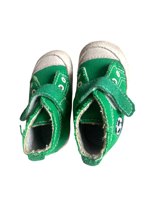 A Green Sneakers from Living Kitzbühel in size 12-18M for boy. (Back View)