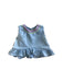 A Blue Sleeveless Tops from Mayoral in size 6-12M for girl. (Front View)