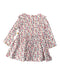 A White Long Sleeve Dresses from Petit Bateau in size 6T for girl. (Back View)