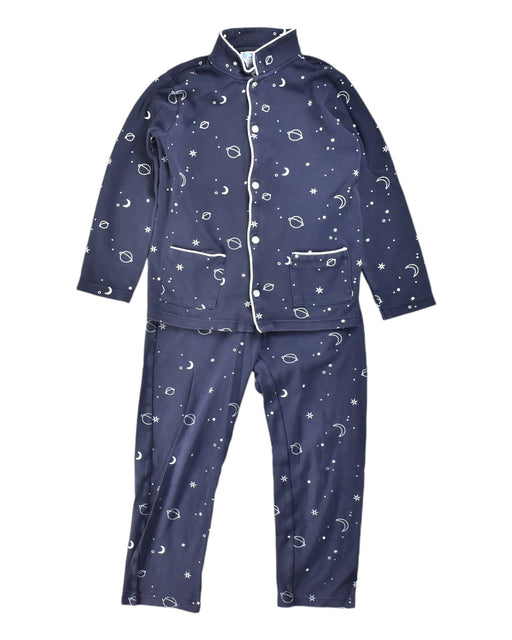 A Blue Pyjama Sets from Jacadi in size 6T for boy. (Front View)