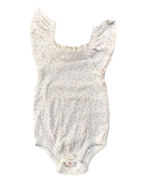 A White Sleeveless Bodysuits from Jessica Simpson in size 12-18M for girl. (Front View)