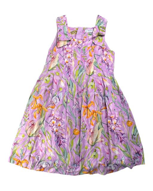 A Pink Sleeveless Dresses from Mayoral in size 9Y for girl. (Front View)