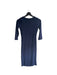 A Navy Long Sleeve Dresses from Seraphine in size XS for maternity. (Back View)