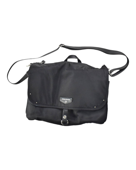 A Black Diaper Bags from TWELVElittle in size O/S for neutral. (Front View)