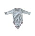 A White Long Sleeve Bodysuits from Château de Sable in size 18-24M for neutral. (Back View)