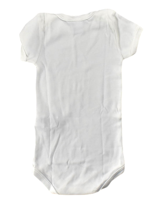 A White Short Sleeve Bodysuits from Petit Bateau in size 6-12M for neutral. (Back View)