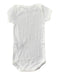 A White Short Sleeve Bodysuits from Petit Bateau in size 6-12M for neutral. (Back View)