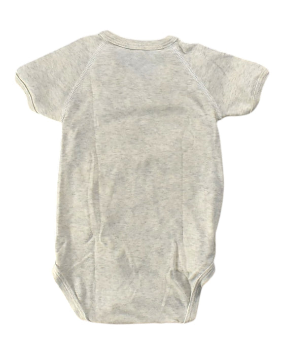 A White Short Sleeve Bodysuits from Petit Bateau in size 12-18M for neutral. (Back View)