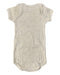 A White Short Sleeve Bodysuits from Petit Bateau in size 6-12M for girl. (Back View)