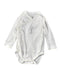 A White Long Sleeve Bodysuits from Petit Bateau in size 6-12M for neutral. (Front View)