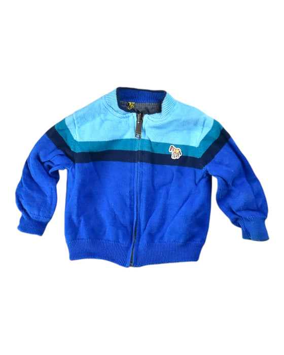 A Blue Lightweight Jackets from Paul Smith in size 6-12M for boy. (Front View)