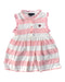 A White Sleeveless Dresses from Tommy Hilfiger in size 2T for girl. (Front View)