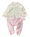 A White Long Sleeve Jumpsuits from Mintini in size 0-3M for girl. (Back View)