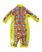 A Yellow Swimsuits from Popin in size 6-12M for girl. (Back View)