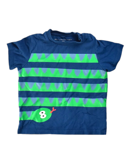 A Blue Short Sleeve T Shirts from Stella McCartney in size 18-24M for boy. (Front View)