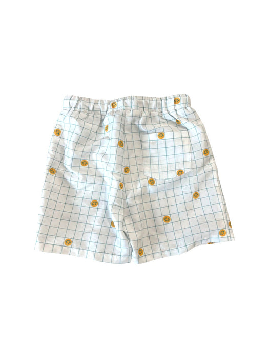 A White Swim Shorts from Le Petit Society in size 3T for boy. (Back View)