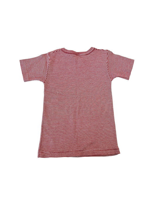 A Red Short Sleeve T Shirts from Petit Bateau in size 4T for neutral. (Back View)