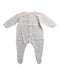 A Pink Onesies from Petit Bateau in size 6-12M for girl. (Front View)