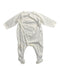 A White Onesies from Petit Bateau in size 6-12M for neutral. (Front View)