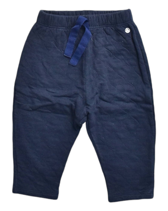 A Blue Casual Pants from Petit Bateau in size 6-12M for boy. (Front View)