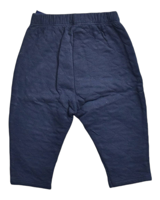 A Blue Casual Pants from Petit Bateau in size 6-12M for boy. (Back View)