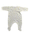 A White Onesies from Petit Bateau in size 3-6M for girl. (Front View)