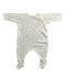 A White Onesies from Petit Bateau in size 3-6M for girl. (Back View)