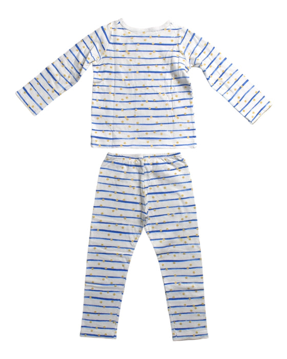 A White Pyjama Sets from Petit Bateau in size 0-3M for boy. (Back View)