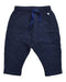 A Blue Casual Pants from Petit Bateau in size 6-12M for boy. (Front View)