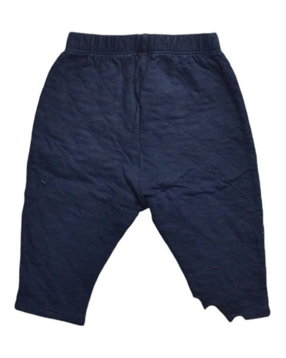 A Blue Casual Pants from Petit Bateau in size 6-12M for boy. (Back View)