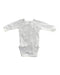 A White Long Sleeve Bodysuits from Petit Bateau in size Newborn for boy. (Back View)