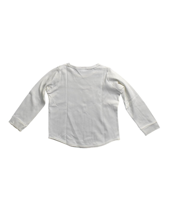 A White Long Sleeve Tops from Petit Bateau in size 0-3M for girl. (Back View)