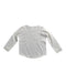 A White Long Sleeve Tops from Petit Bateau in size 0-3M for girl. (Back View)