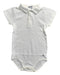 A White Short Sleeve Bodysuits from Petit Bateau in size 12-18M for boy. (Front View)