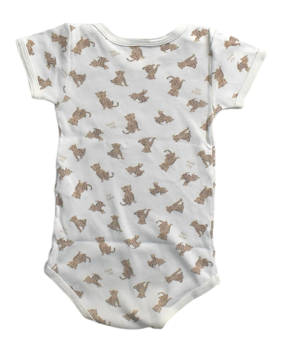 A White Short Sleeve Bodysuits from Petit Bateau in size 6-12M for boy. (Back View)