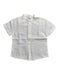 A White Short Sleeve Shirts from Mayoral in size 6-12M for boy. (Front View)