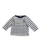 A White Long Sleeve T Shirts from Petit Bateau in size 6-12M for boy. (Front View)