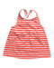 A Orange Sleeveless Dresses from Jacadi in size 6T for girl. (Front View)