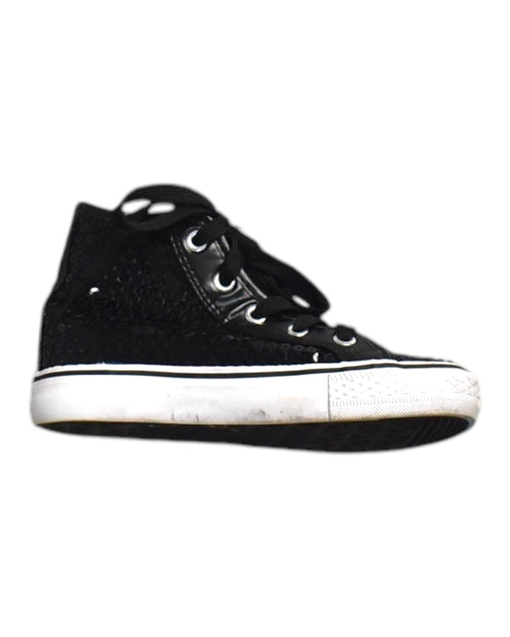 A Black Sneakers from Balera in size 6T for boy. (Front View)