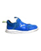 A Blue Slip Ons from Puma in size 3T for neutral. (Front View)